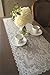 Heritage Lace Downton Abbey Grantham Table Runner, 14 x 36, White