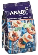 Abadi Mediterranean Savory Cookies, Salt, 9-Ounce Bags (Pack of 12)