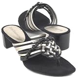 Enzo Angiolini Mahal Black thongs