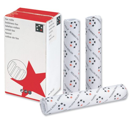 Buy 5 Star Office Fax Roll Thermal with 1m Warning Strip W216mmxL30mx12.7mm Core [Pack 6] online at Discounted New and Used prices. Delivered to your door with Off-The-Bookshelf.