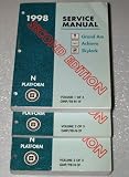 1998 Pontiac Grand Am, Oldsmobile Achieva, Buick Skylark Service Manuals (GM N Platform, 3 Volume Set)