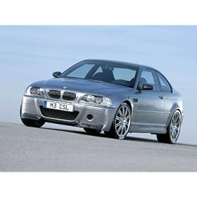 BMW M3 CSL poster print A3 size