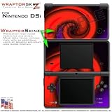 Nintendo DSi Skin Alecias Swirl 01 Red WraptorSkinz Skins (DSi NOT INCLUDED ....