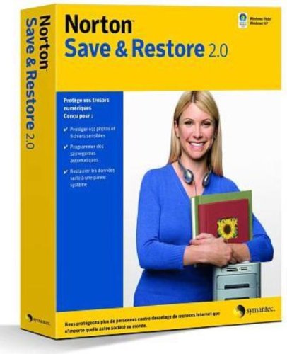 Norton Save & Restore - (version 2.0 ) - ensemble complet - 1 PC - CD - Win - français