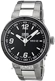 Oris Mens 73576514174MB TT1 Black Day Date Dial Watch