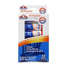 Elmer's All-Purpose Glue Sticks, 0.77 oz Each, 12 Sticks per Pack (E517)