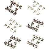 VORCOOL 60pcs 7mm, 10mm, 11mm, 14mm, 16mm, 17mm Spring Clips Fuel Hose Line Water Pipe Air Tube Clamps Fasteners