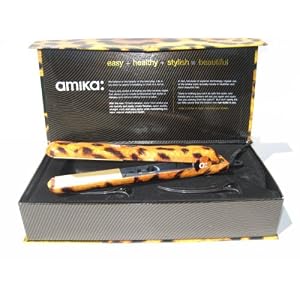 Amika Jaguar 1.5 Ceramic Styler 100% Solid Ceramic Flat Iron Amica W Temp Control by 