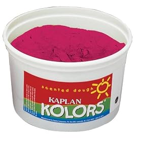 Kaplan Kolors Scented Dough - Popping Pink Bubble Gum by 