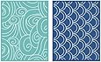 We R Memory Keepers We R Memory Keepers A2 Tide Embossing Folder Set