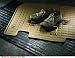 Honda Odyssey All Weather All Season Black Rubber Floor Mats - fits model years 2008 and 2009 - Complete set includes front and rear and third ( 3rd ) row mats
