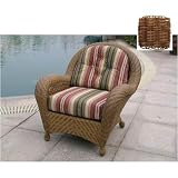 North Cape Catalina Resin Wicker Chair – Walnut
