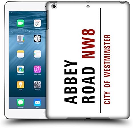 Official London Abbey Road Street Signs Hard Back Case for Apple iPad Air