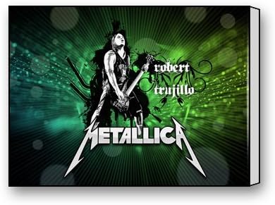 Funnyone Custom Modern Wall Art Decoration for Home Metallica Canvas Prints