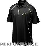 Nike Purdue Boilermakers Black 2010 Snap Count Coaches Sideline Performance Polo