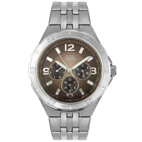 GUESS? Mens U9514G3 Stainless Dial Watch