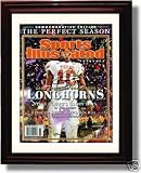 Framed Texas Longhorns Football Sports Illustrated Autograph Print - Vince Young