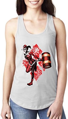 Custom DC Comics Harley Quinn And Joker Ash Tank Top