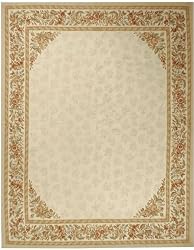 Handmade Chinese Aubusson Collection "Rennes Design" Wool Rug