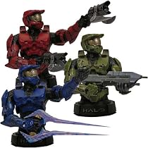 HALO 3 MINI BUST MASTER CHIEF SET OF 3