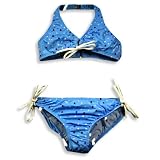 Private Label - Girls Polka Dot Bikini, Blue by 