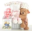 Personalized Oh Girl! Little Miracle Baby Girl Gift Basket by Kara Nessian