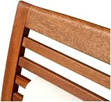 Strathwood Gibranta All-Weather Hardwood 2-Seater Bench with Cushion