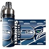 Seattle Seahawks - NFL 24oz Stainless Steel Water Bottle with 360&Acirc;&ordm; Wrap