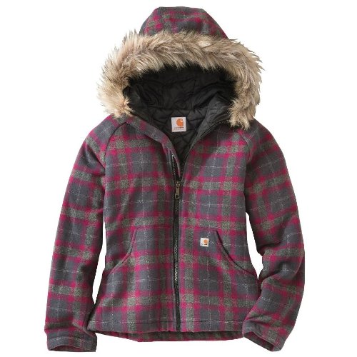 Reviews !!! for Carhartt 100152 Women's Camden Plaid Wool Jacket Charcoal Heather X-Large