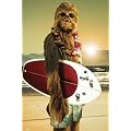 Empire 498694 Star Wars - Chewie Surf Fun Spa� Sport Surfen Poster Plakat Druck - Gr�sse 61 x 91.5 cm