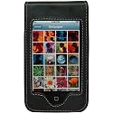 Premium Black Leather Case With Belt Clip for iPod Touch 3G 3rd Generation