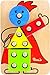 Voila Wooden Stacking Colorful Clown : image