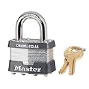 Master Lock 1KA-2179 1-3/4 Laminated Steel Padlock Keyed Alike To Key #2179, K1 Key Blank 4 Pin