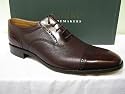 MEN'S LOAKE SHOES, WOODSTOCK, BURGUNDY, UK SIZE -10,FITTING-G