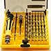 JACKLY 45 in 1 Professional Portable Opening Tool Compact Screwdriver Kit Set with Tweezers & Extension Shaft for Precise Repair or Maintenance JK6089-A