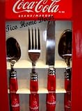 Review GIBSON  / 16PC STAINLESS FLATWARE COCA-COLA