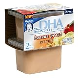 Review Gerber  / Gerber 2nd Foods Purees with DHA, Banana, Peach, Granola, 8-Count, 2-Pack, 3.5-Ounce Unit (Pack of 2)