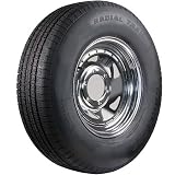 Carlisle Radial Trail Trailer Tires, 225/75 R15, Chrome Directional