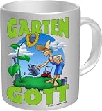Produkt-Bild: Fun Tasse mit Spruch - GARTEN-GOTT