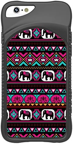 iPhone 6s Case, EVO21 Aztec Tribal Hindi Elephant Slim Designer Case for Apple iPhone 6 / iPhone 6s Black