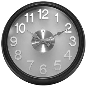 Infinity Instruments The Onyx Wall Clock