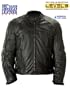 Xelement Dual Transforming Leather and Mesh Naked American Leather Motorcycle Jacket with 3 Way Lining