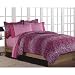 Girls Teen Hot Pink Zebra Print Comforter Bedding Set