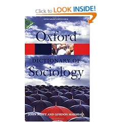 A Dictionary of Sociology (Oxford Paperback Reference)