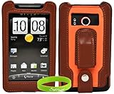 CrazyOnDigital Accessories New Leather Case Protector for New HTC EVO 4G Wi ....