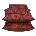 Havana Floral 300Tc P/Case Pair - Spice/Choco
