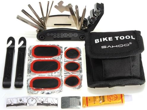 SAHOO Bicycle Bike Tire Tyre Repairing Kit Tools Set Patch Rubber