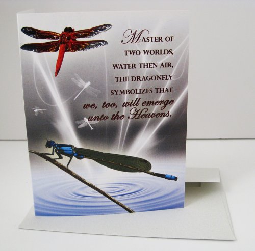 Dragonfly: Unique Blank Greeting Card On Sale