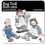 Photoshop Brushes - Rag Doll Rub Ons
