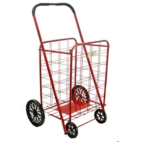 Trimmer Heavy Duty Wheeled Cart - Red by